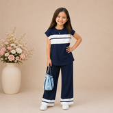 Blue Sando Panal Printed Kids Wear